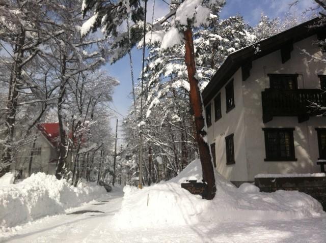 Pension Belnina Hakuba Bagian luar foto