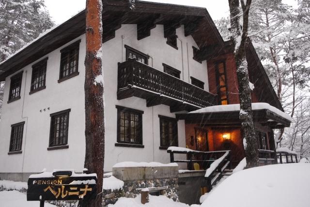 Pension Belnina Hakuba Bagian luar foto